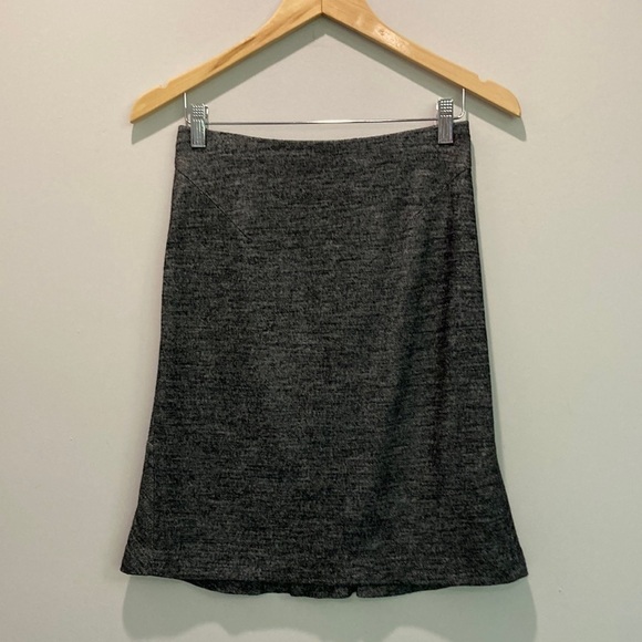 Ann Taylor Charcoal Grey Wool Soft Skirt - Picture 5 of 11
